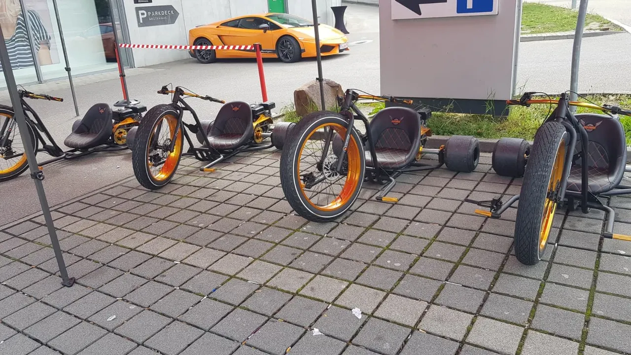 Drift-Trikes für ein Outdoor-Event